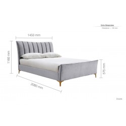 Clover Fabric Bed Frame