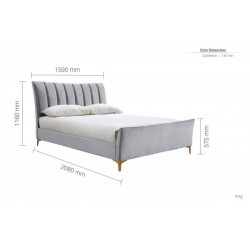 Clover Fabric Bed Frame
