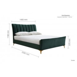 Clover Fabric Bed Frame