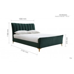 Clover Fabric Bed Frame